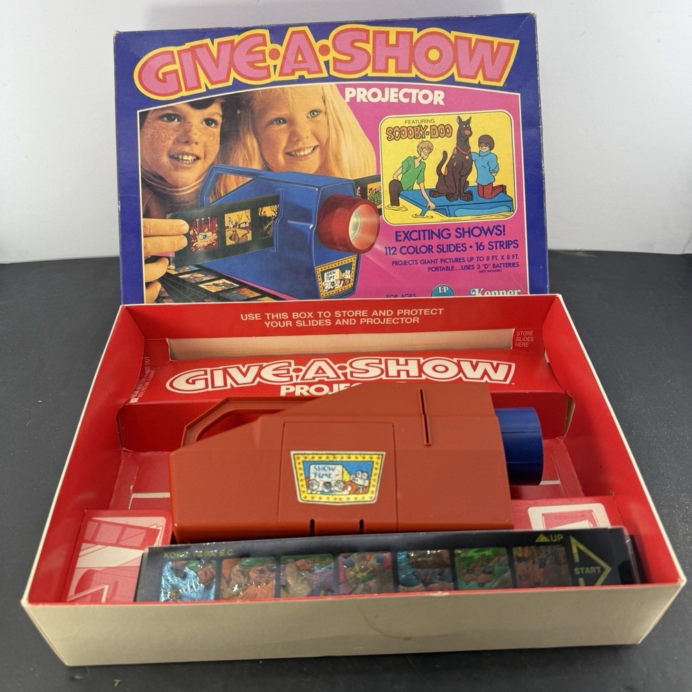 Kenner Give-A-Show Projector Vintage Scooby Doo Slide Viewer Untested